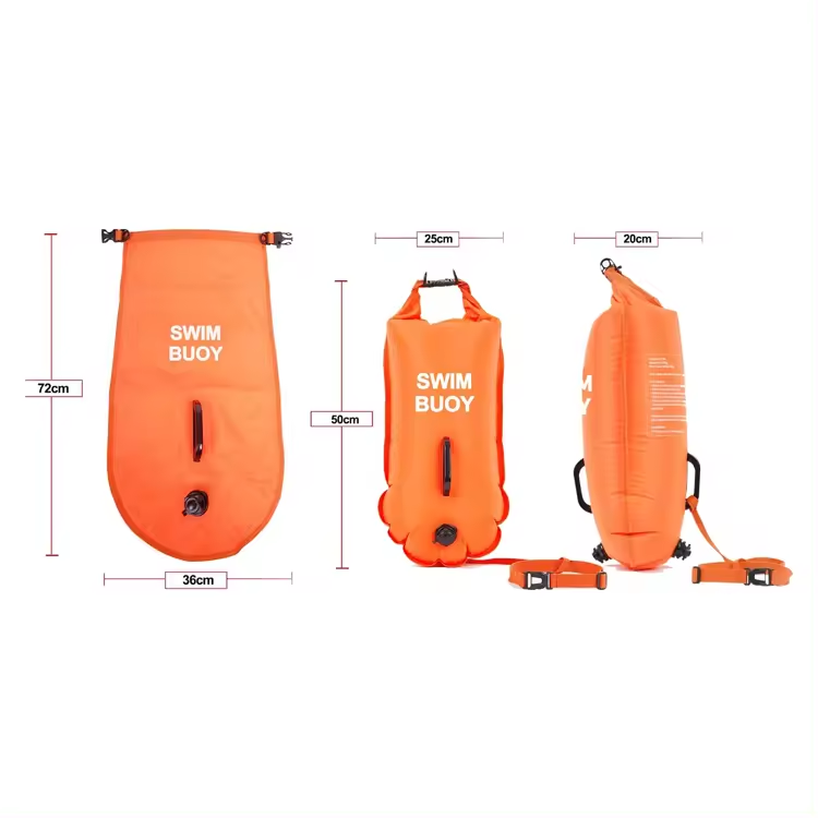 Lightweight 28L Safety Float Air Dry Bag Waterproof Swimming Bag for Kayaking Boating Surfing
