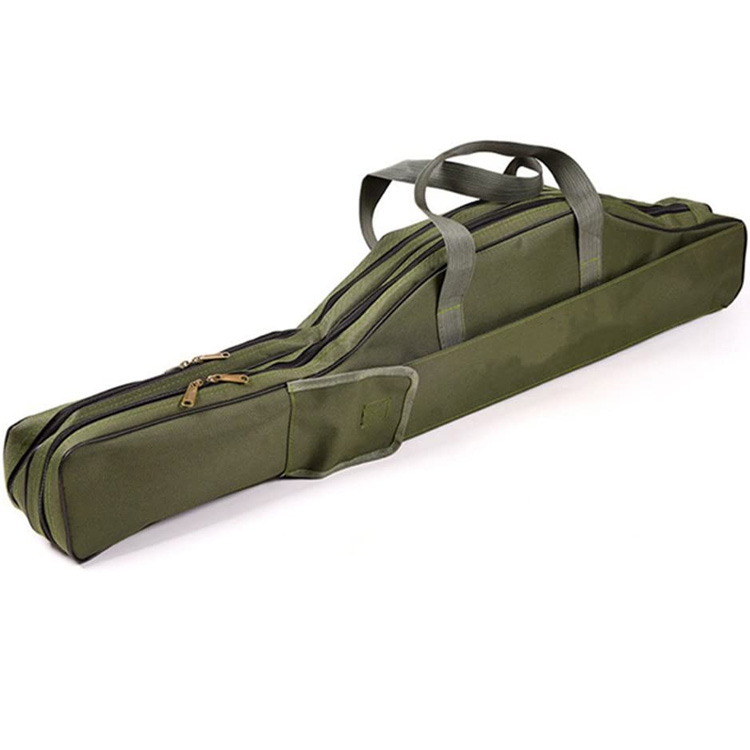 Custom Fishing Rod Bag Waterproof Pvc Fabric Fishing Tool Gear Rod Bags For Outdoor