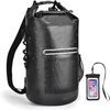 Function Roll Top Dry Bags Dry Bag 20L With Phone Holder For Boating Kayaking Surfing