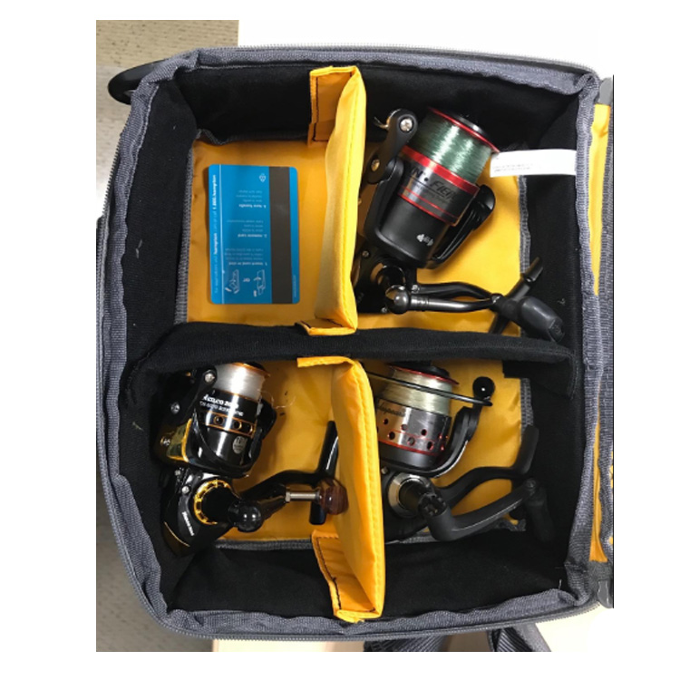 Outdoor Portable Carry Storage Fishing Gear Tackle Bag Fishing Reel And Gear Bag Reel Case