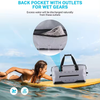 Durable 60L TPU Dry Duffel Bag Motorcycle Dry Bag For Camping Surfing Boating