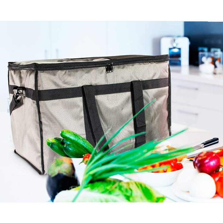 Heavy Duty Picnic Cooler Bag For Camping Food Delivery Insulated Bag With Strong Handle