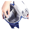 Custom 2 Bottles Christmas Insulated Carrier Tote Canvas Travel Padded Sublimation Portable Ice Wine Cooler Bag