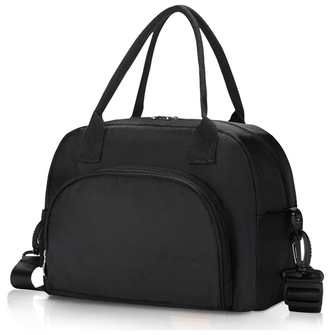 Outdoor Good Quality Food Delivery Insulated Picnic Bag Printed Thermal Cooler Tote Lunch Bag With Zipper