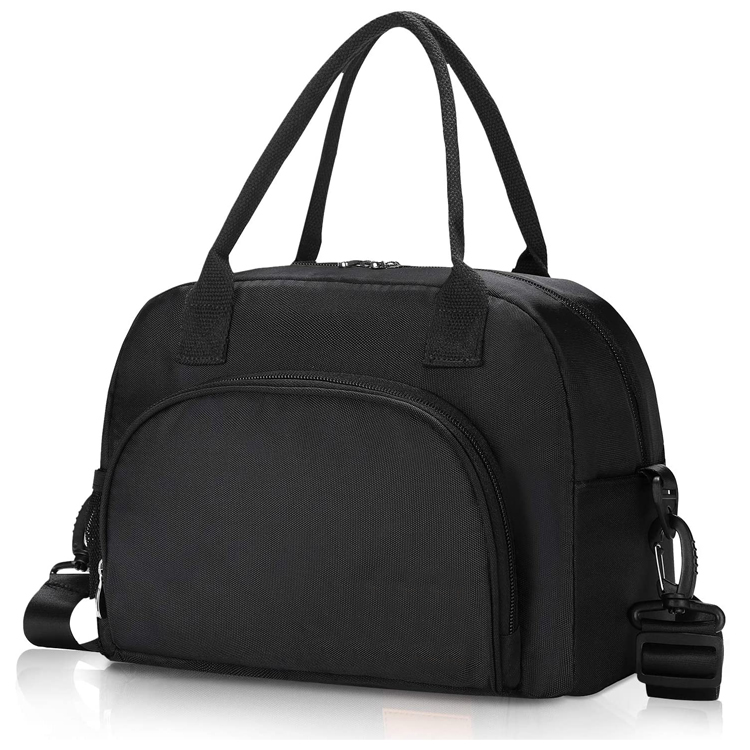 Outdoor Good Quality Food Delivery Insulated Picnic Bag Printed Thermal Cooler Tote Lunch Bag With Zipper