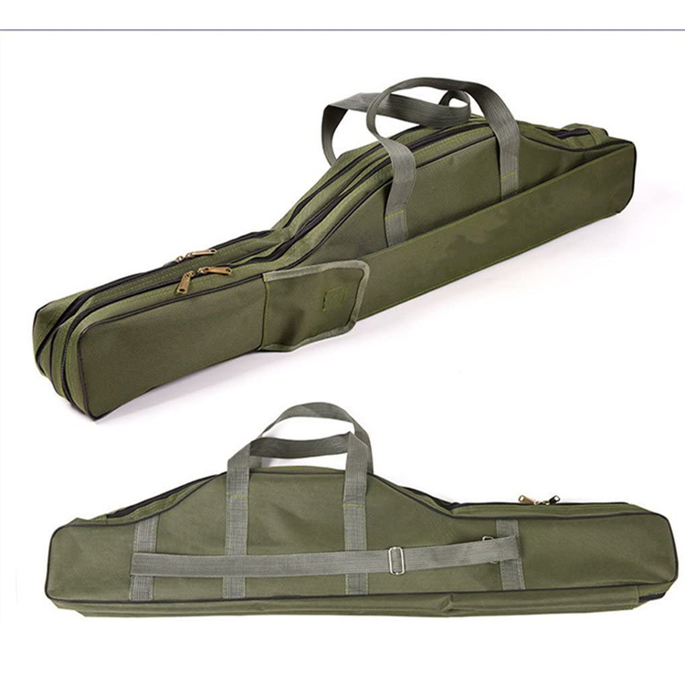Custom Fishing Rod Bag Waterproof Pvc Fabric Fishing Tool Gear Rod Bags For Outdoor