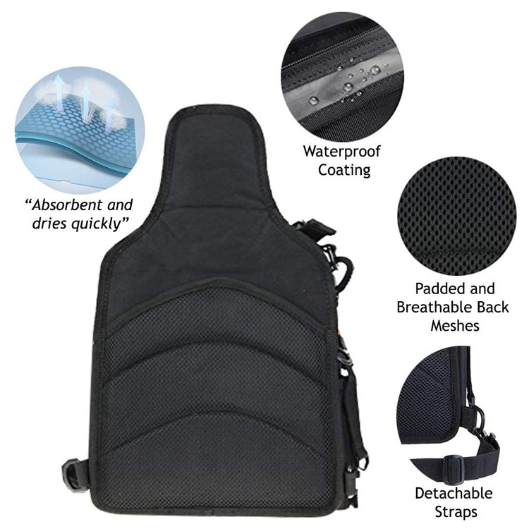 ISO Factory Fishing Tackle Backpack Fishing Tackles Waterproof Fishing Bag