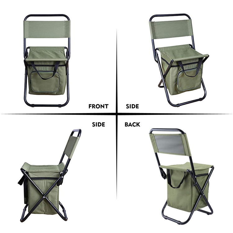 Multi-Function Outdoor Armchair Cooler Bag Folding Fishing Chair Bag