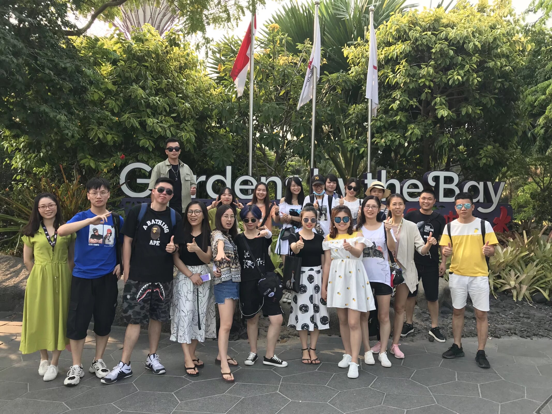 Our team's trip to Singapore