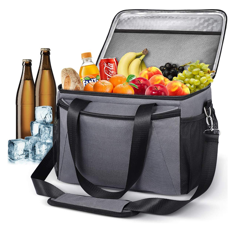 Small Waterproof Lunch Bag For Kids Adult Custom Logo Insulated Thermal Lunch Box Soft Cooler Bag With Shoulder Strap