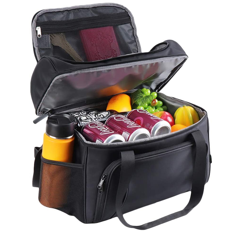 Factory Cooler Backpack Insulated Thermal Ice Food Delivery Bag Lunch Bag For Unisex Handbag Cooler Bags
