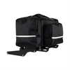 Water-Resistant and Tear-Resistant Motorcycle Tail Bag with Adjustable Strap