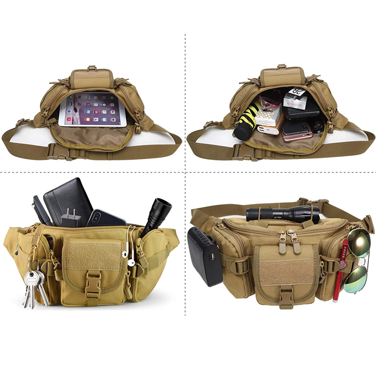 Custom Logo Fishing Rod Tackle Lure Bag Fanny Pack Bag Fishing Waist Bag