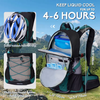 Trendy Hydration Backpack Custom Water Backpack with Rain Cover 2L Water Bladder