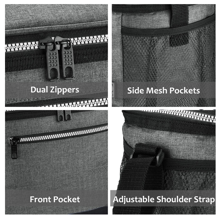 Custom Waterproof Outdoor Camping Hiking Thermal Travel Picnic Delivery Lunch Insulated Cooler Bags