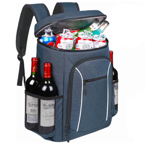 Custom Premium Cheap Big Can Aluminum Foil High Capacity Golf Champagne Wine Milk Beer Picnic Backpack Insulated Cooler Bag