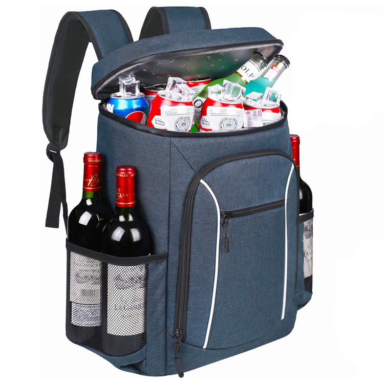 Custom Premium Cheap Big Can Aluminum Foil High Capacity Golf Champagne Wine Milk Beer Picnic Backpack Insulated Cooler Bag