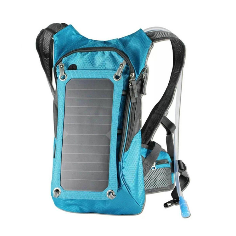 Hot Sell Outdoor Running Sport Hiking Solar Hydration Backpack with Bladder