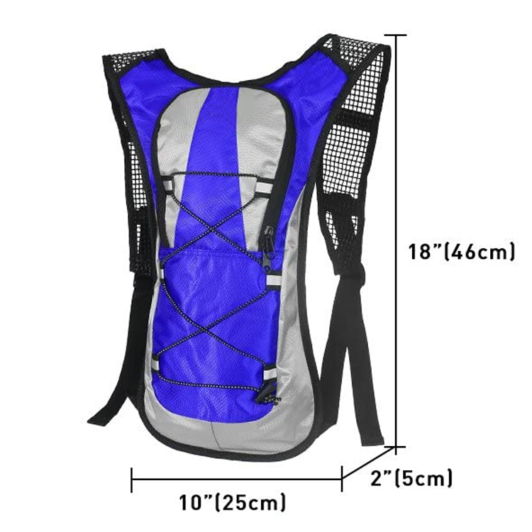 Waterproof Outdoor Skiing Running Hiking Cycling Insulated Pocket Hydration Backpack Water Pack With 2l Water Bladder