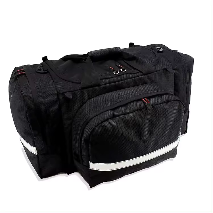 Water-Resistant and Tear-Resistant Motorcycle Tail Bag with Adjustable Strap