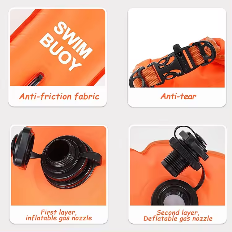 Lightweight 28L Safety Float Air Dry Bag Waterproof Swimming Bag for Kayaking Boating Surfing