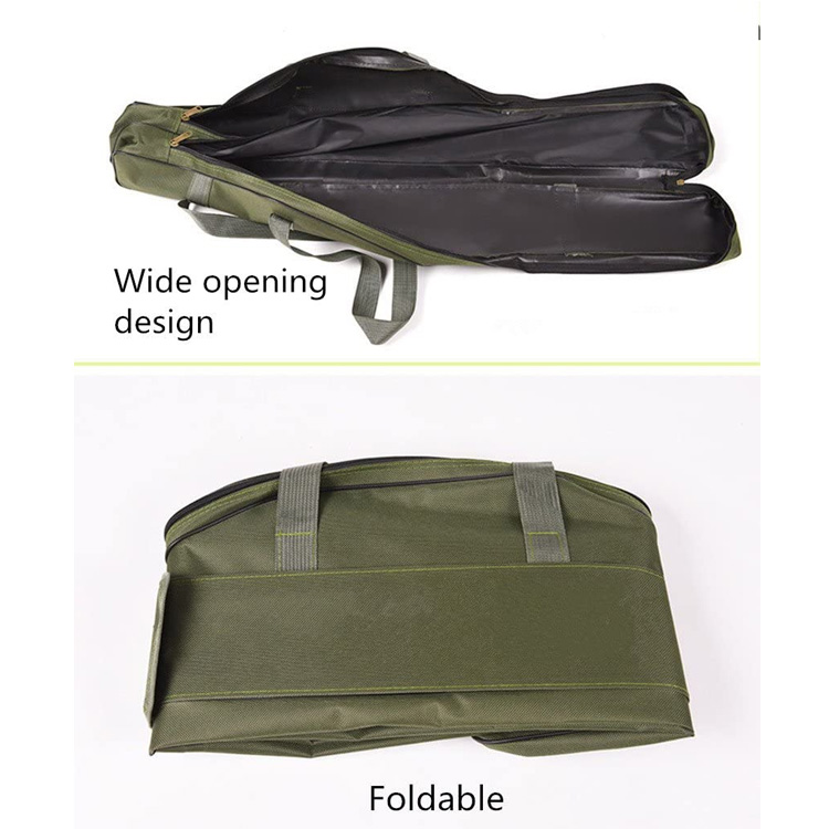 Custom Fishing Rod Bag Waterproof Pvc Fabric Fishing Tool Gear Rod Bags For Outdoor