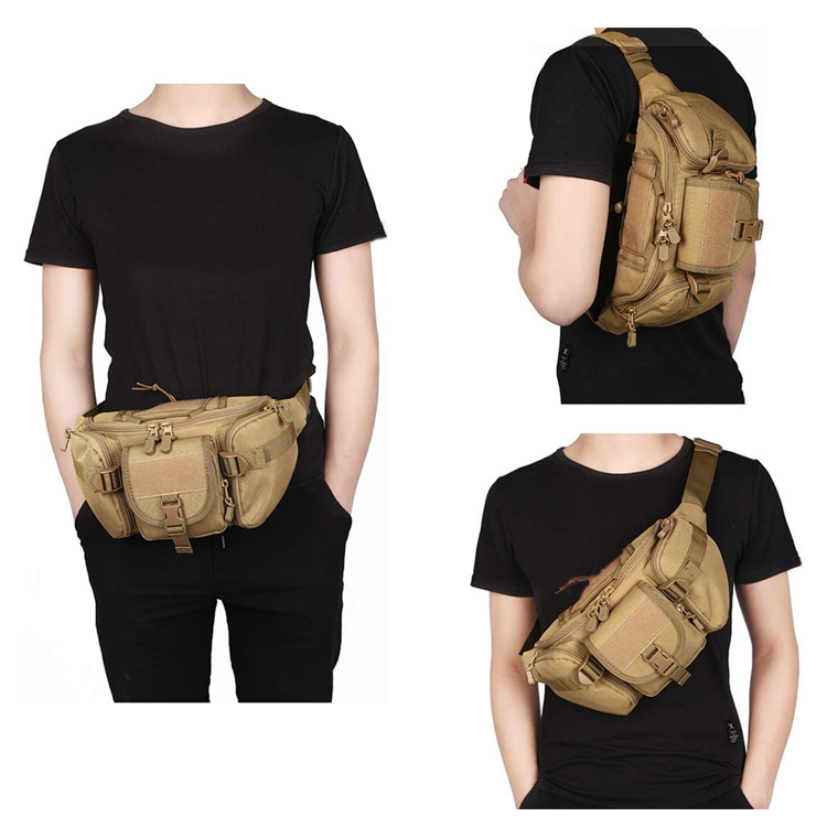 Custom Logo Fishing Rod Tackle Lure Bag Fanny Pack Bag Fishing Waist Bag