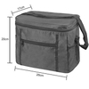 Trendy Thermos Picnic Cooler Tote Insulated Aluminium Wine Thermal Keep Food Warm Or Cold Aluminum/polyester,Aluminum Foil