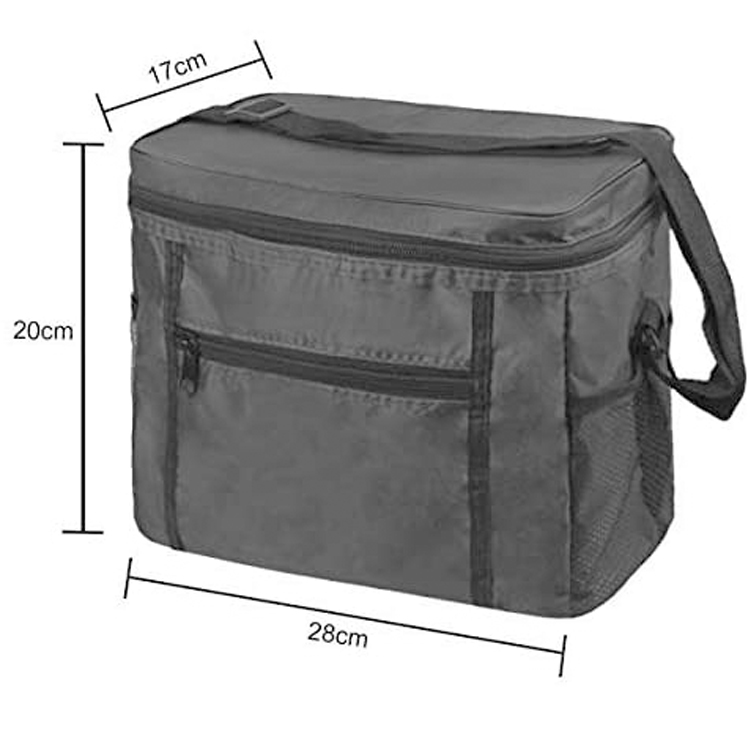 Trendy Thermos Picnic Cooler Tote Insulated Aluminium Wine Thermal Keep Food Warm Or Cold Aluminum/polyester,Aluminum Foil