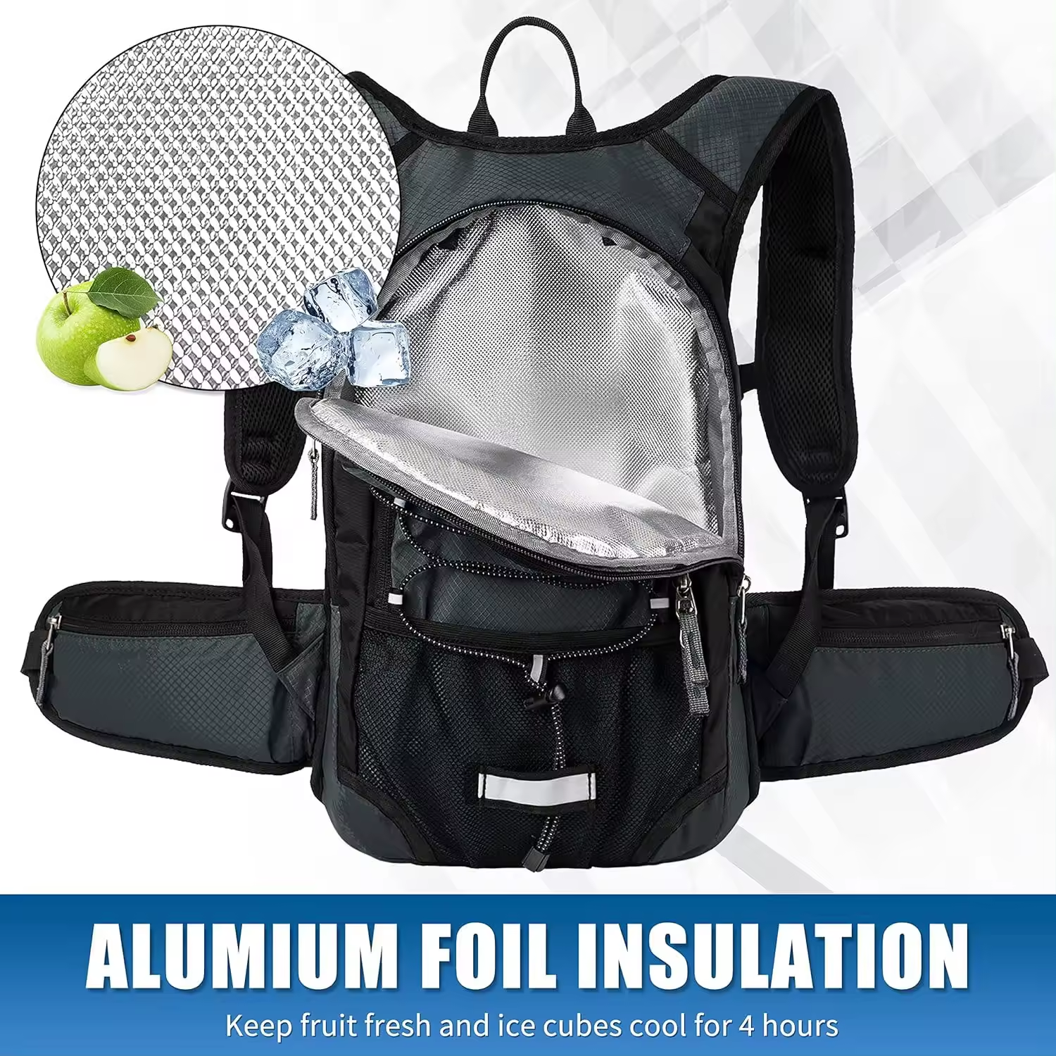 Stylish Hydration Hiking Water Backpack Hydration Pack Backpack with 2L Bladder