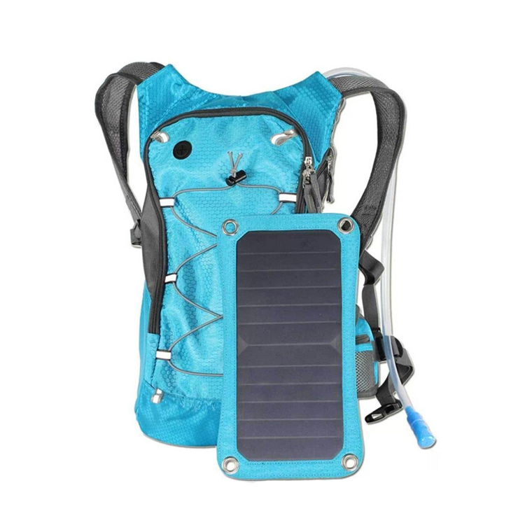 Hot Sell Outdoor Running Sport Hiking Solar Hydration Backpack with Bladder