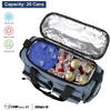 Large Insulated Lunch Bag For Men Women Leakproof Soft Cooler Bag With Multiple Pockets