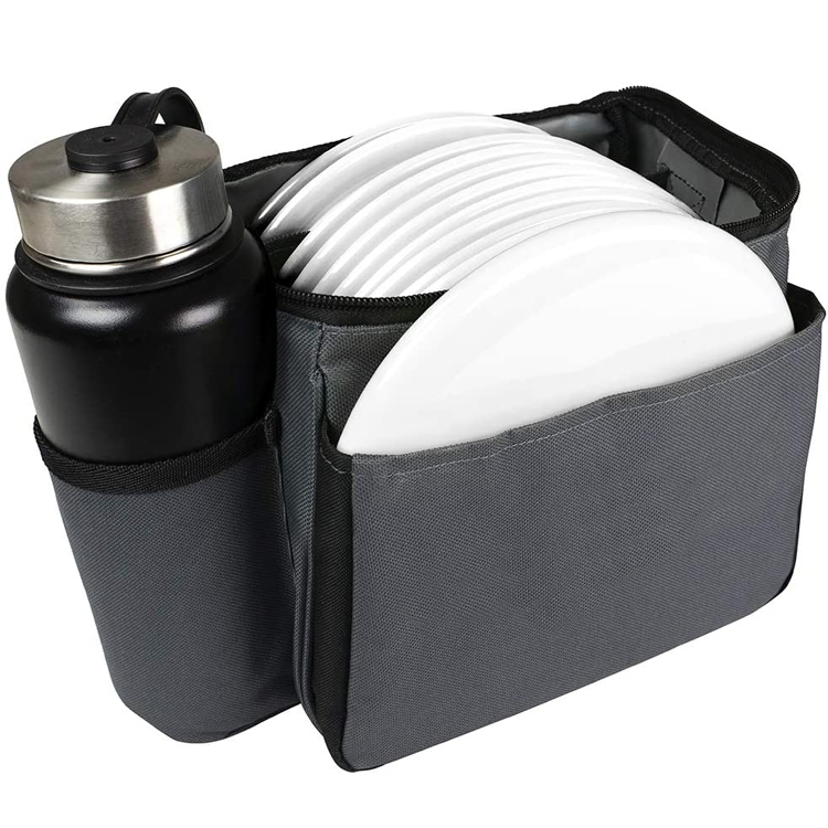 Customs Outdoor Large Capacity Disc Golf Bag With Bottle Holder