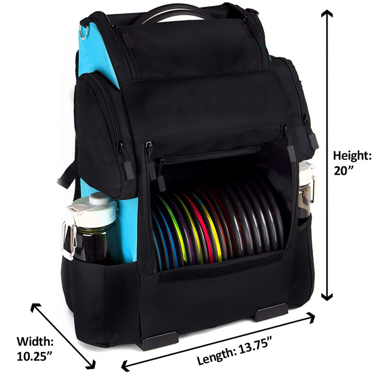 Heavy Duty Customize Outdoor Padded Disc Golf Cooler Backpack Disc Golf Backpack Bag