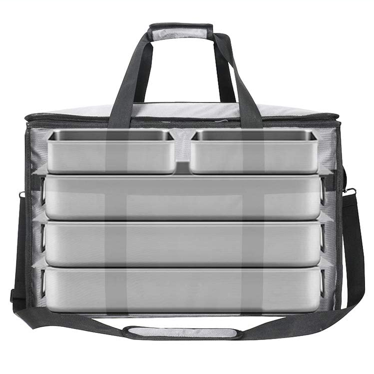 Heavy Duty Picnic Cooler Bag For Camping Food Delivery Insulated Bag With Strong Handle