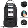 4 Straps Reinforced Fastening Waterproof Motorbike Tank Bag with Multi-pocket