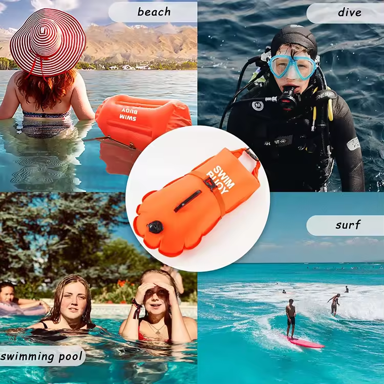 Lightweight 28L Safety Float Air Dry Bag Waterproof Swimming Bag for Kayaking Boating Surfing