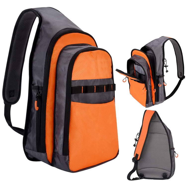 Customize Bag Fishing Tackle Bags With Rod Holder Waterproof Sling Fishing Bags