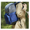 2 In 1 Double Decker Lunch Cooler Bag Picnic Food Ice Insulated Polyester Cooler Backpack
