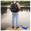 Outdoor Storage Fishing Backpack Waterproof Fishing Bag with 4 Trays Tackle Boxes