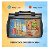 Small Waterproof Lunch Bag For Kids Adult Custom Logo Insulated Thermal Lunch Box Soft Cooler Bag With Shoulder Strap