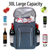 Custom Premium Cheap Big Can Aluminum Foil High Capacity Golf Champagne Wine Milk Beer Picnic Backpack Insulated Cooler Bag