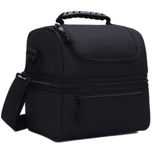 Luxurious Double Cooler Compartment Fitness Picnic Bag
