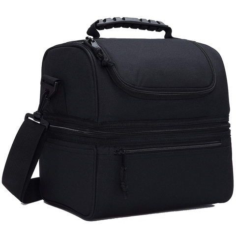 Luxurious Double Cooler Compartment Fitness Picnic Bag