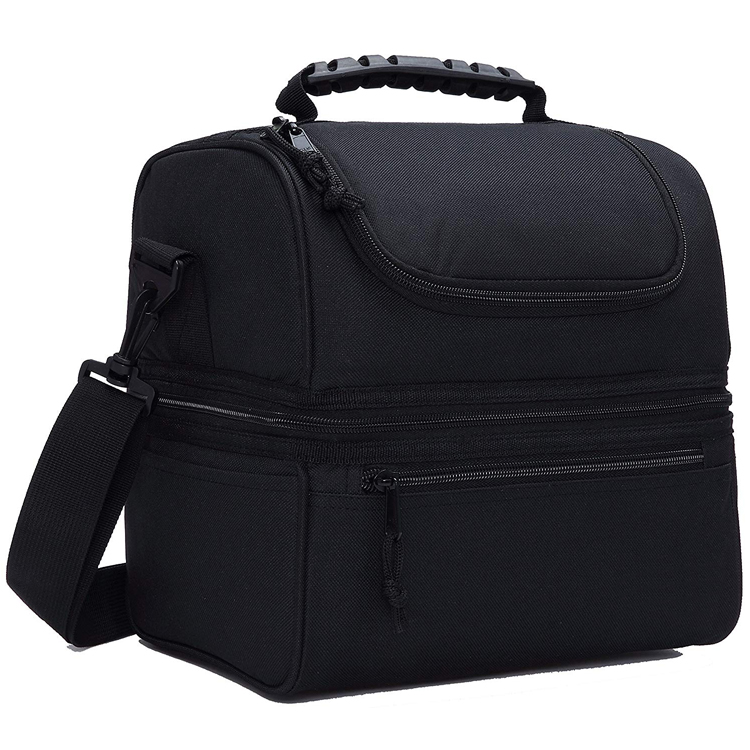 Luxurious Double Cooler Compartment Fitness Picnic Bag
