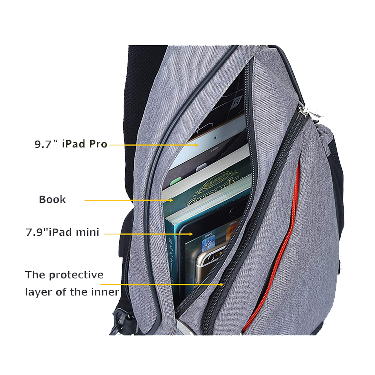 Fashion Chest Backpack Rucksack Cross Body Bags Sling Bag Sport for Camping