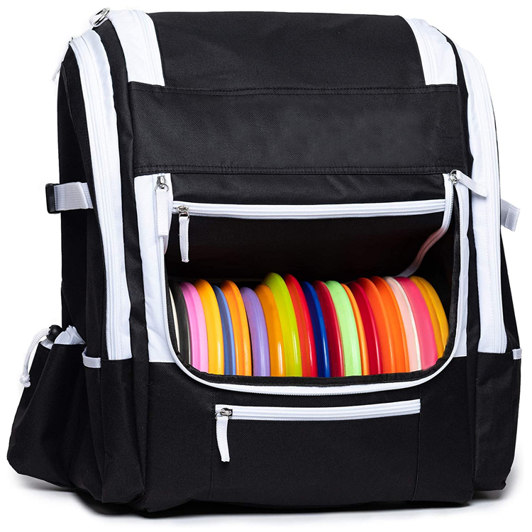 Bsci Supplier Durable Quality Factory Price Large Capacity Lightweight Frisbee Luxury Disc Backpack Golf Bag