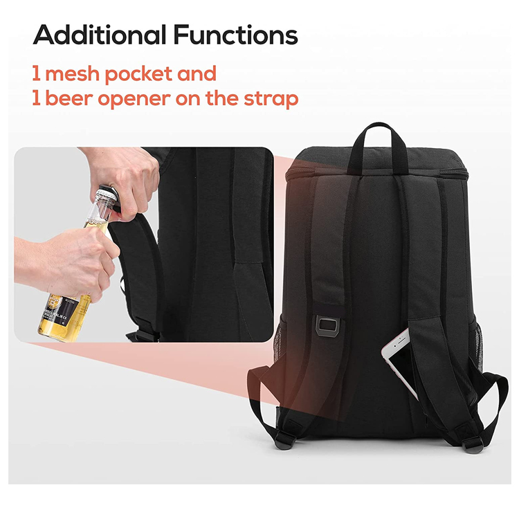 Hot Selling Leakproof PEVA Lining Insulated Picnic Cooler Backpack