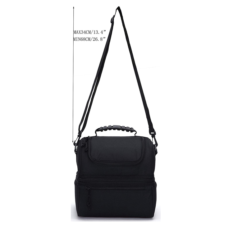 Luxurious Double Cooler Compartment Fitness Picnic Bag