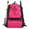 Outdoor Sport Gear Baseball Backpack Softball Bat Bag with Helmet Holder